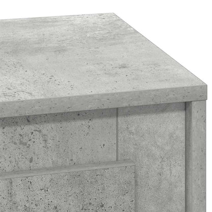 vidaXL Nachttisch Beton Grau 44 x 34,5 x 45 cm Holzwerkstoff