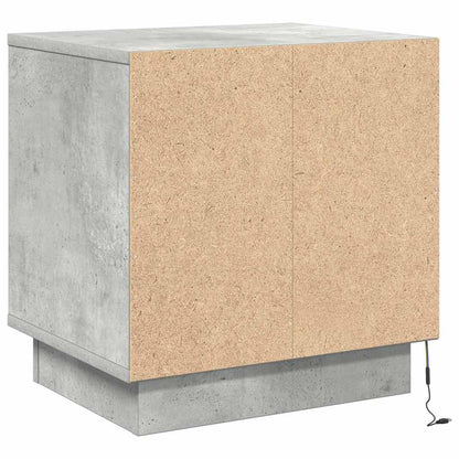 vidaXL Nachttisch Beton Grau 44 x 34,5 x 45 cm Holzwerkstoff