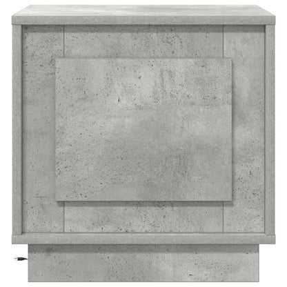 vidaXL Nachttisch Beton Grau 44 x 34,5 x 45 cm Holzwerkstoff