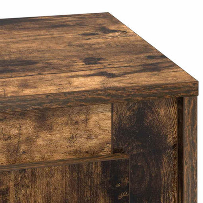 vidaXL Nachttisch Geräucherte Eiche 44 x 34,5 x 45 cm Holzwerkstoff