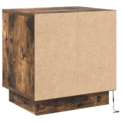 vidaXL Nachttisch 2 pcs Geräucherte Eiche 44 x 34,5 x 45 cm