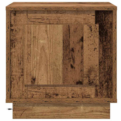 vidaXL Nachttisch 2 pcs Altholz 44 x 34,5 x 45 cm Holzwerkstoff