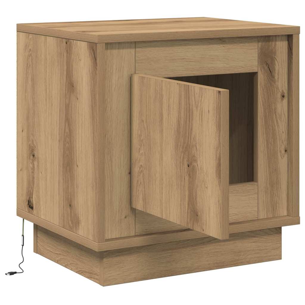 Nachttisch 2 pcs Artisan-Eiche 44 x 34,5 x 45 cm Holzwerkstoff