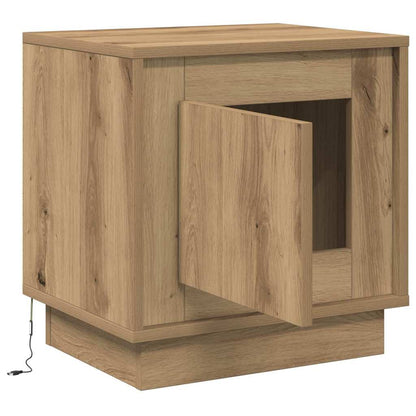 Nachttisch 2 pcs Artisan-Eiche 44 x 34,5 x 45 cm Holzwerkstoff