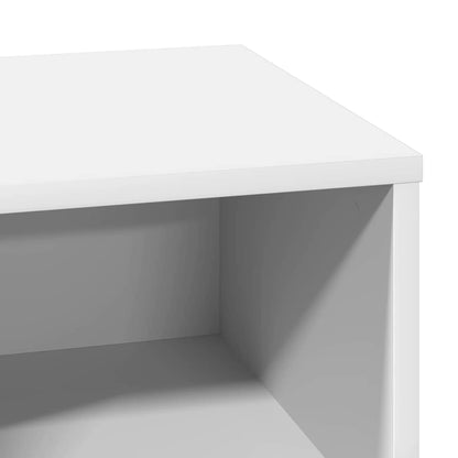 vidaXL Nachttisch mit Schubladen Weiß 50 x 34,5 x 50 cm Holzwerkstoff
