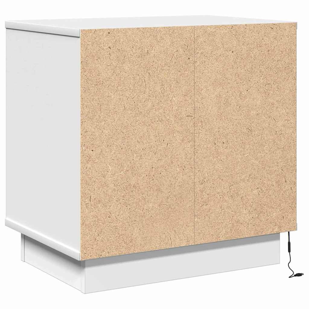 vidaXL Nachttisch mit Schubladen Weiß 50 x 34,5 x 50 cm Holzwerkstoff