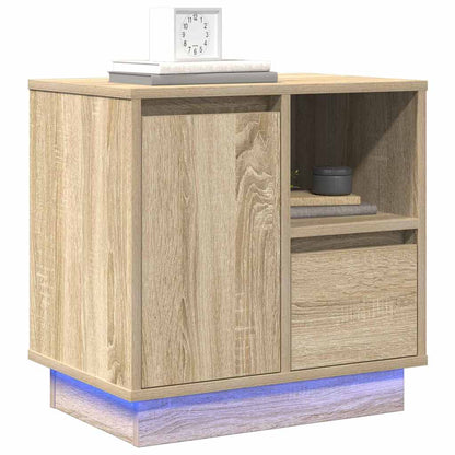 Nachttisch Sonoma-Eiche 50 x 34,5 x 50 cm Holzwerkstoff