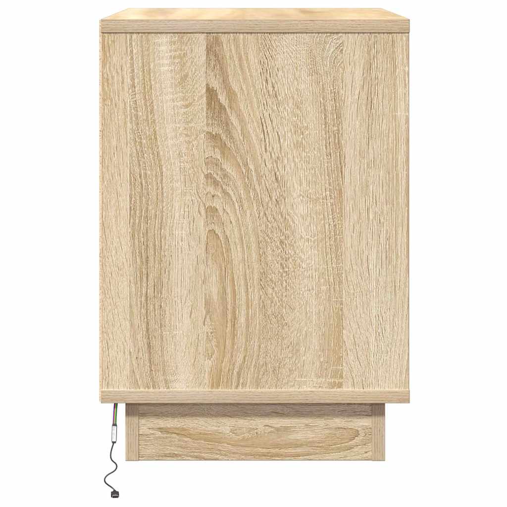 vidaXL Nachttisch 2 pcs Sonoma-Eiche 50 x 34,5 x 50 cm Holzwerkstoff