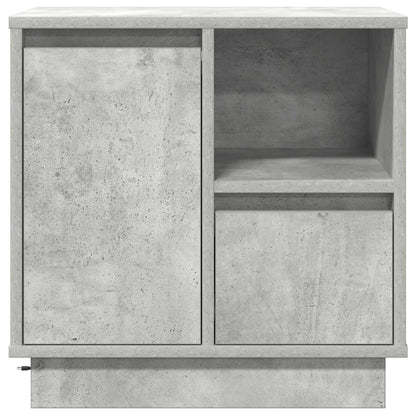 vidaXL Nachttisch Beton Grau 50 x 34,5 x 50 cm Holzwerkstoff