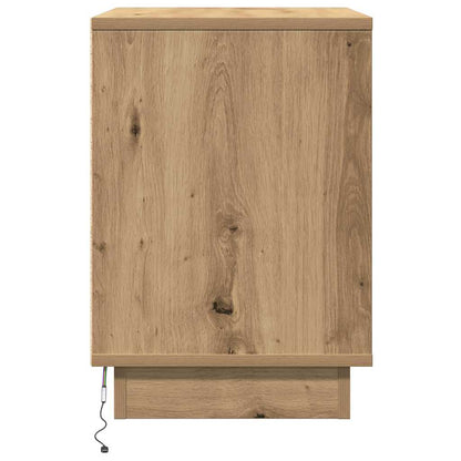 vidaXL Nachttisch Artisan-Eiche 50 x 34,5 x 50 cm Holzwerkstoff
