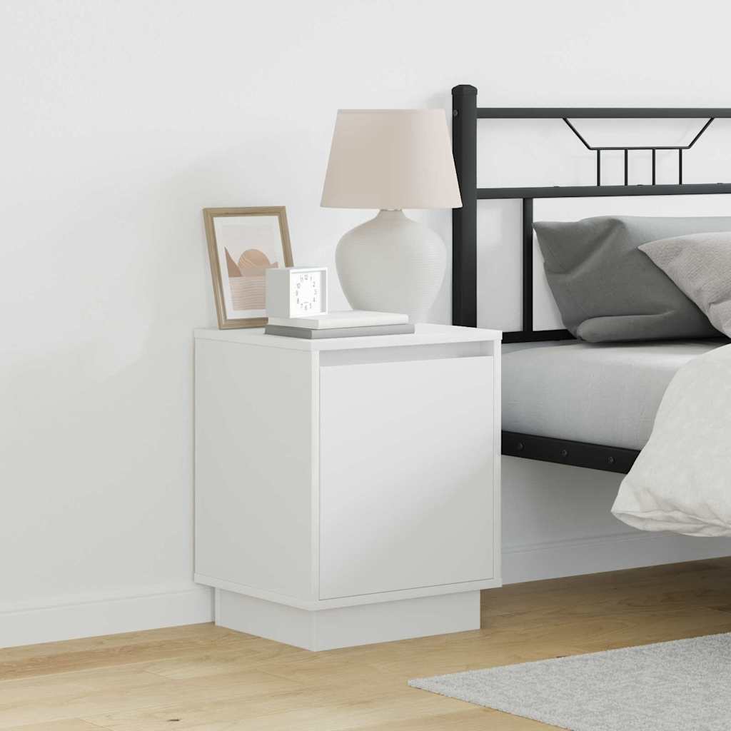 vidaXL Nachttisch 2 pcs Weiß 39 x 34,5 x 50 cm Holzwerkstoff