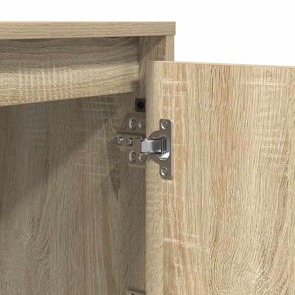vidaXL Nachttisch Sonoma-Eiche 39 x 34,5 x 50 cm Holzwerkstoff
