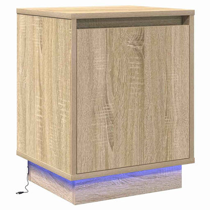 vidaXL Nachttisch 2 pcs Sonoma-Eiche 39 x 34,5 x 50 cm Holzwerkstoff