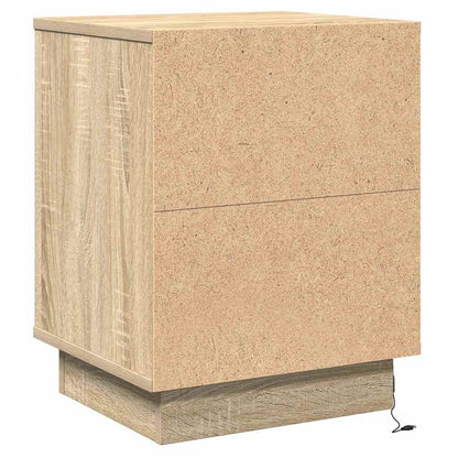 vidaXL Nachttisch 2 pcs Sonoma-Eiche 39 x 34,5 x 50 cm Holzwerkstoff
