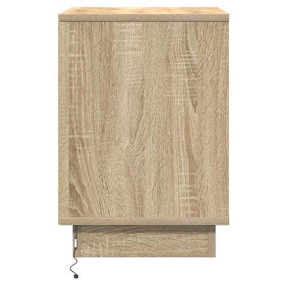 vidaXL Nachttisch 2 pcs Sonoma-Eiche 39 x 34,5 x 50 cm Holzwerkstoff