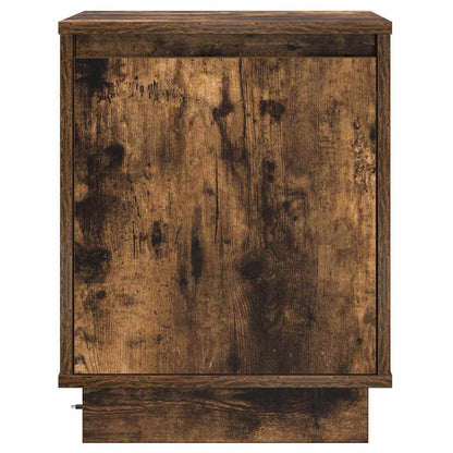 vidaXL Nachttisch Geräucherte Eiche 39 x 34,5 x 50 cm Holzwerkstoff