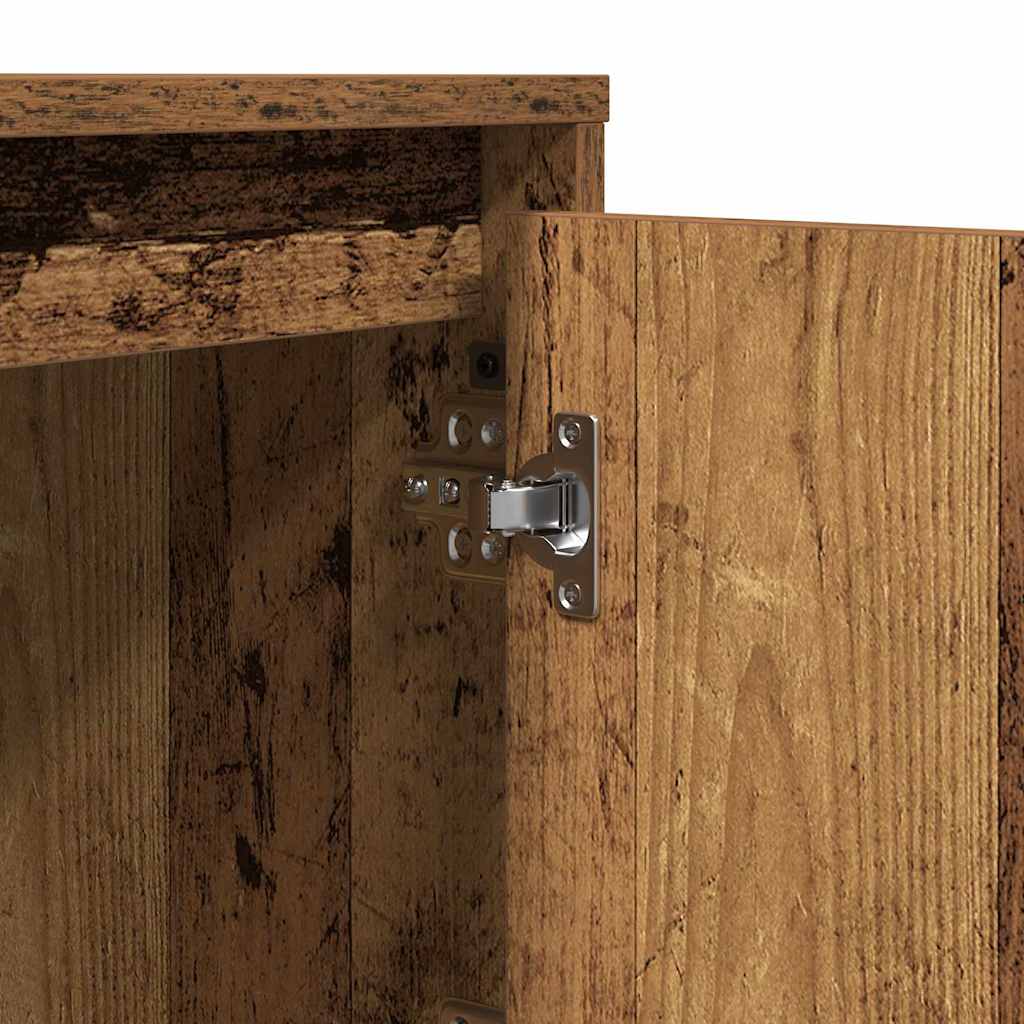 vidaXL Nachttisch Altholz 39 x 34,5 x 50 cm Holzwerkstoff