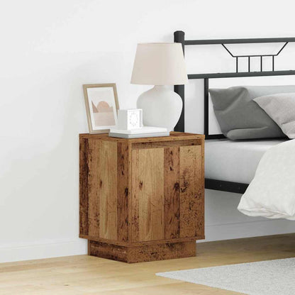 vidaXL Nachttisch Altholz 39 x 34,5 x 50 cm Holzwerkstoff