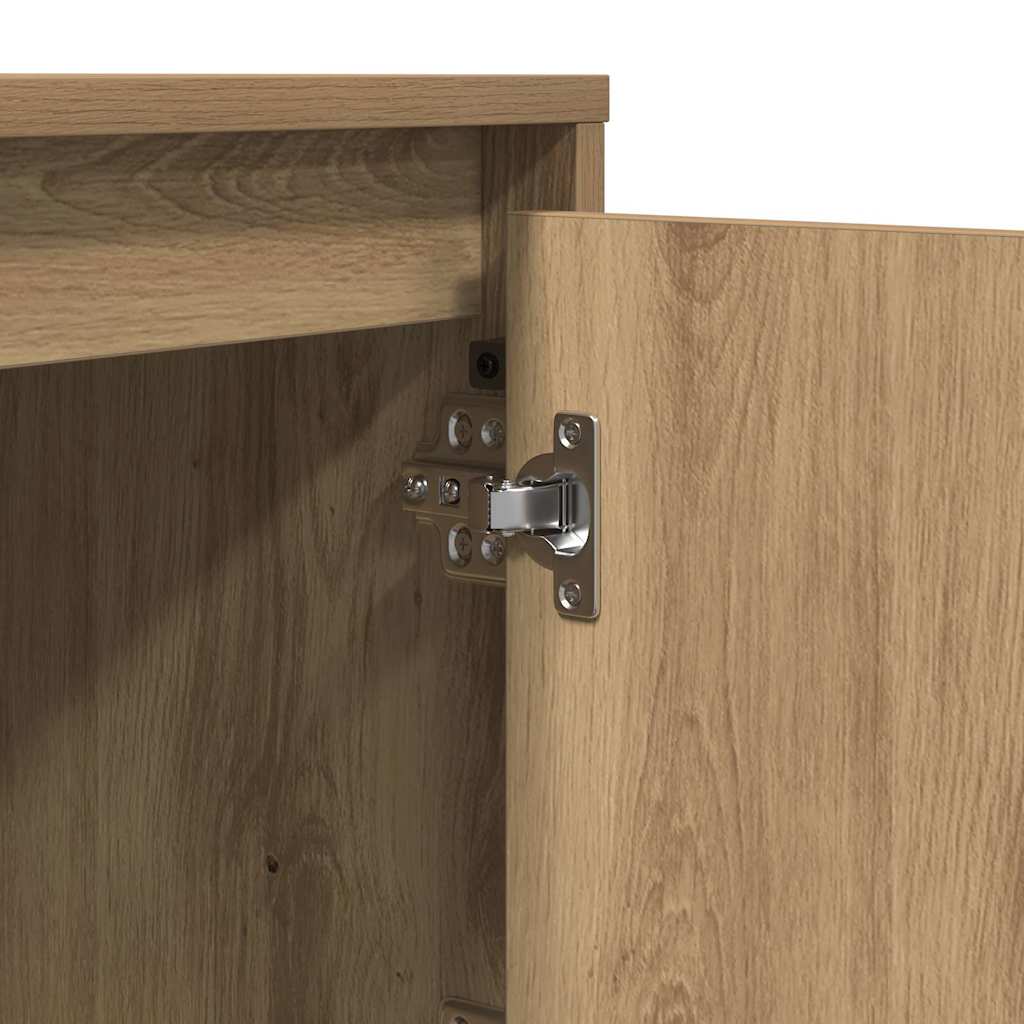 vidaXL Nachttisch Artisan-Eiche 39 x 34,5 x 50 cm Holzwerkstoff