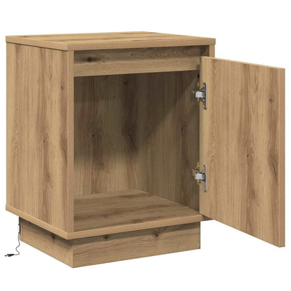vidaXL Nachttisch Artisan-Eiche 39 x 34,5 x 50 cm Holzwerkstoff