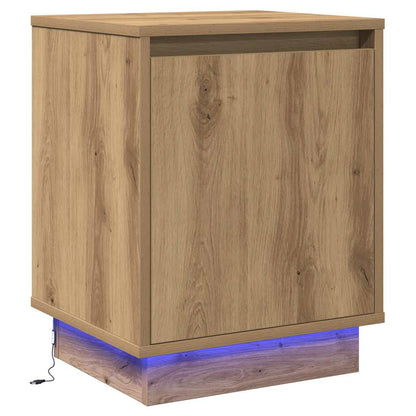 vidaXL Nachttisch 2 pcs Artisan-Eiche 39 x 34,5 x 50 cm Holzwerkstoff
