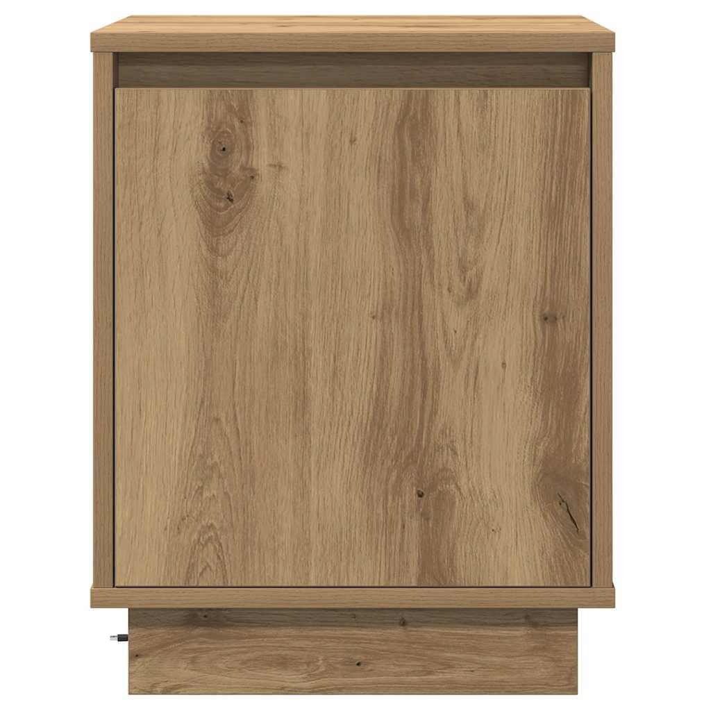 vidaXL Nachttisch 2 pcs Artisan-Eiche 39 x 34,5 x 50 cm Holzwerkstoff