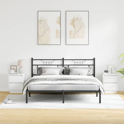 Nachttisch 2 pcs Weiß 39 x 34,5 x 50 cm Holzwerkstoff