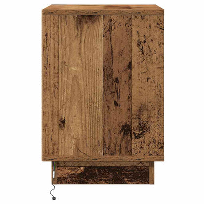 Nachttisch Altholz 39 x 34,5 x 50 cm Holzwerkstoff