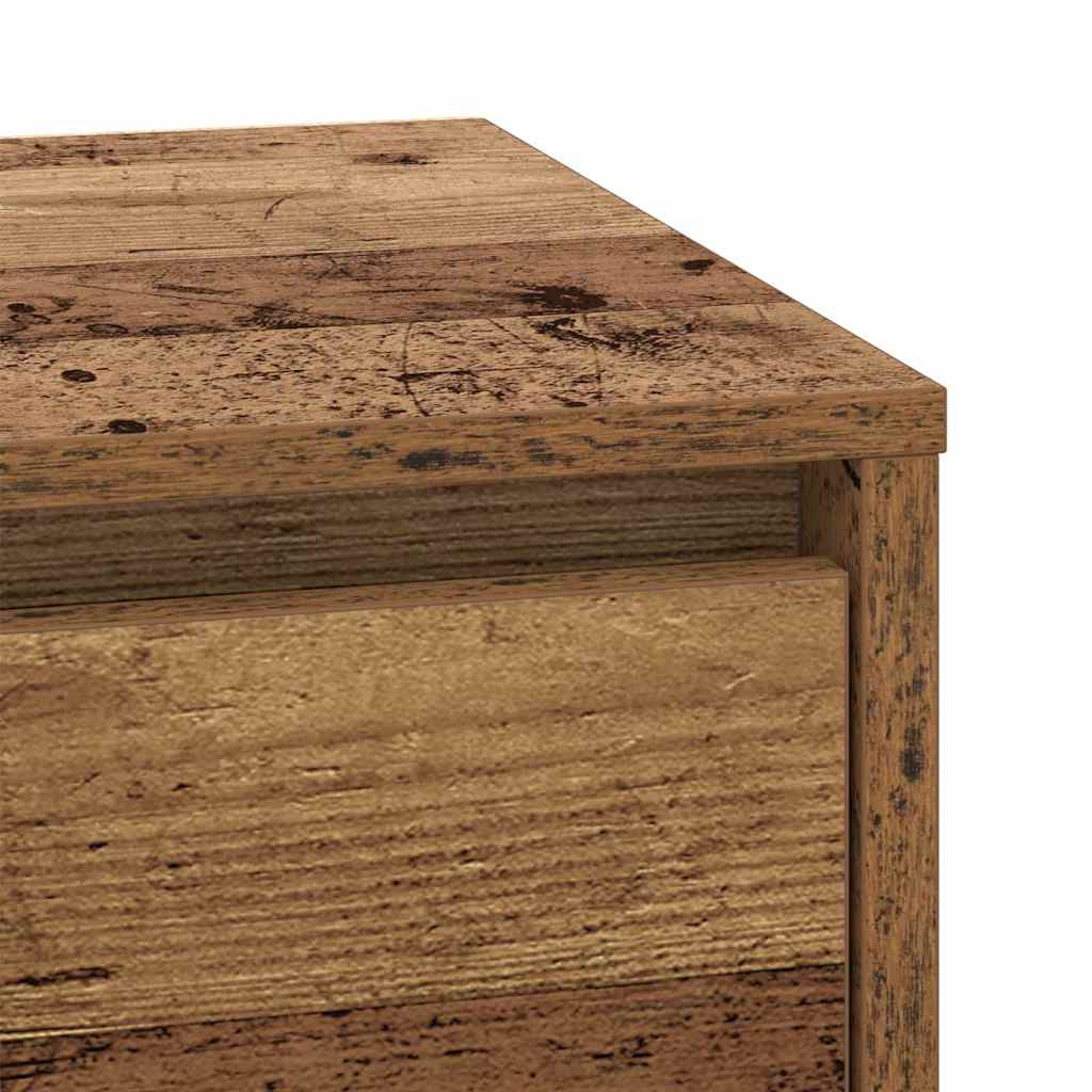 vidaXL Nachttisch 2 pcs Altholz 39 x 34,5 x 50 cm Holzwerkstoff