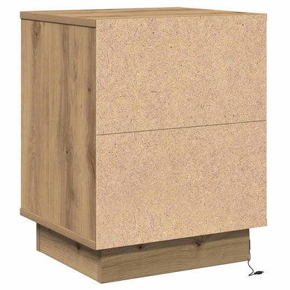 vidaXL Nachttisch Artisan-Eiche 39 x 34,5 x 50 cm Holzwerkstoff