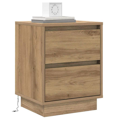 vidaXL Nachttisch Artisan-Eiche 39 x 34,5 x 50 cm Holzwerkstoff