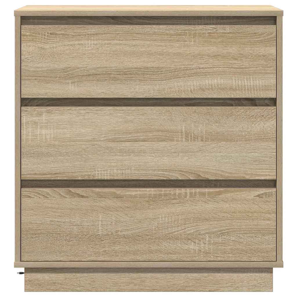 vidaXL Nachttisch Sonoma-Eiche 71 x 34,5 x 75 cm Holzwerkstoff