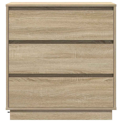 vidaXL Nachttisch Sonoma-Eiche 71 x 34,5 x 75 cm Holzwerkstoff