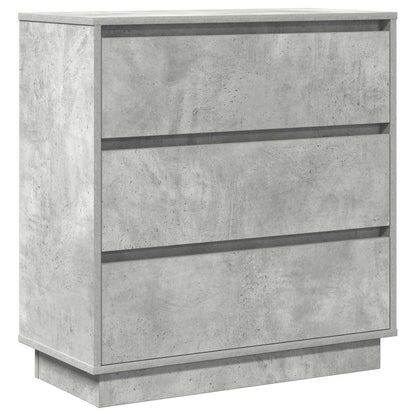 Nachttisch Beton Grau 71 x 34,5 x 75 cm Holzwerkstoff