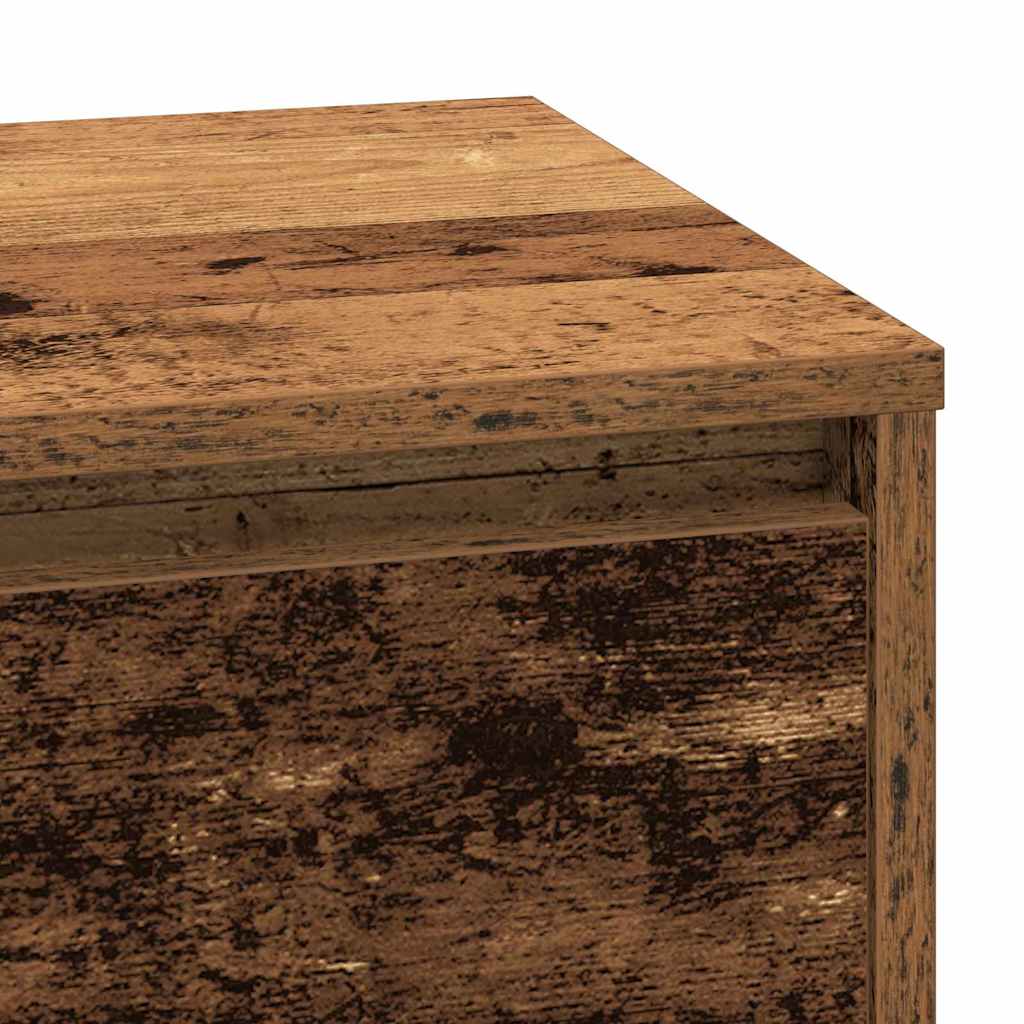 vidaXL Nachttisch Altholz 71 x 34,5 x 75 cm Holzwerkstoff