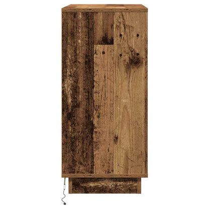vidaXL Nachttisch Altholz 71 x 34,5 x 75 cm Holzwerkstoff