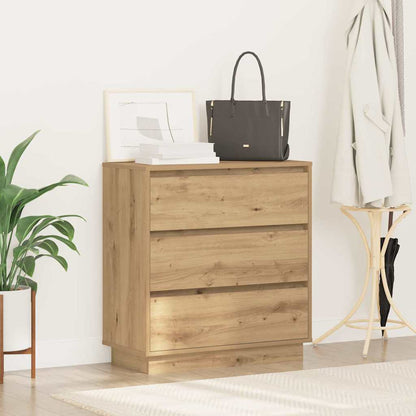 vidaXL Nachttisch Artisan-Eiche 71 x 34,5 x 75 cm Holzwerkstoff