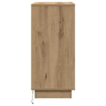 vidaXL Nachttisch Artisan-Eiche 71 x 34,5 x 75 cm Holzwerkstoff