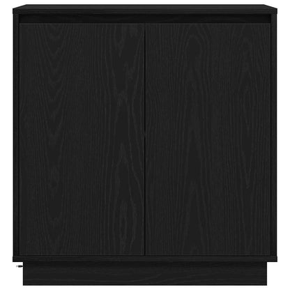 vidaXL Sideboard Schwarz Eichen-Optik 71 x 34,5 x 75 cm Holzwerkstoff