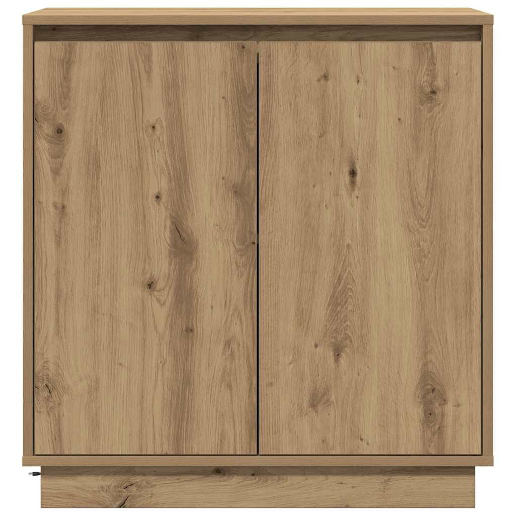 LED-Sideboard Artisan-Eiche 71 x 34,5 x 75 cm Holzwerkstoff