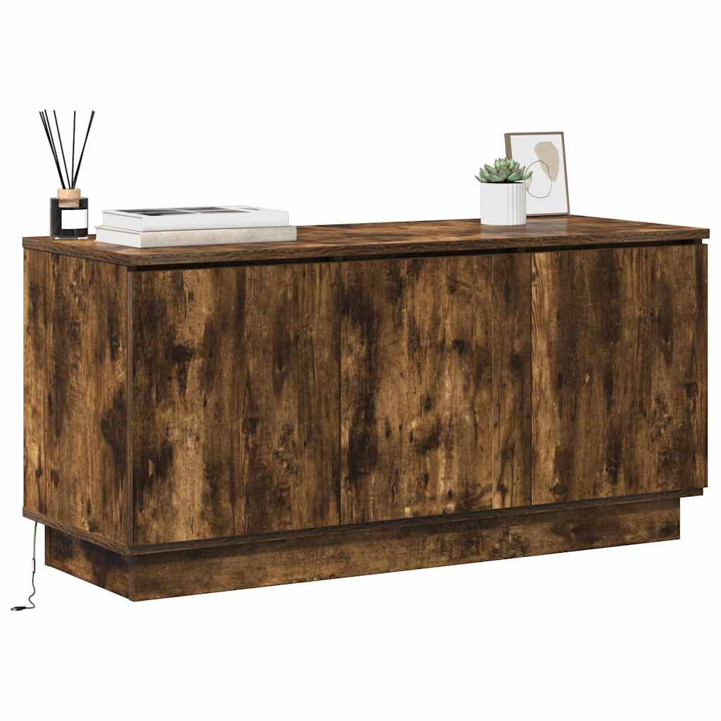 TV-Schränk Geräucherte Eiche 100 x 38 x 49 cm Holzwerkstoff