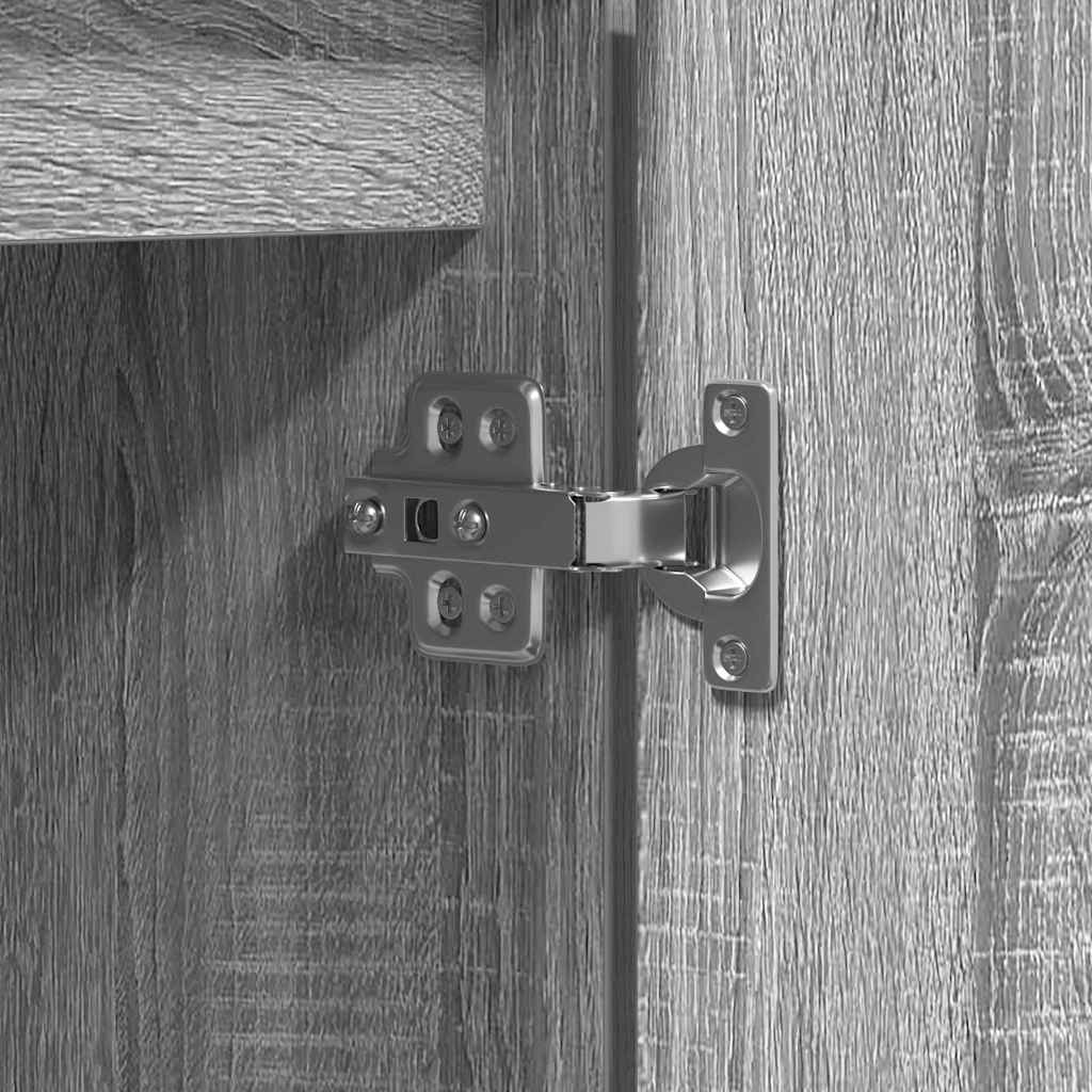 vidaXL TV-Schränk Graues Sonoma 100 x 38 x 49 cm Holzwerkstoff