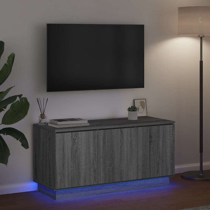 vidaXL TV-Schränk Graues Sonoma 100 x 38 x 49 cm Holzwerkstoff