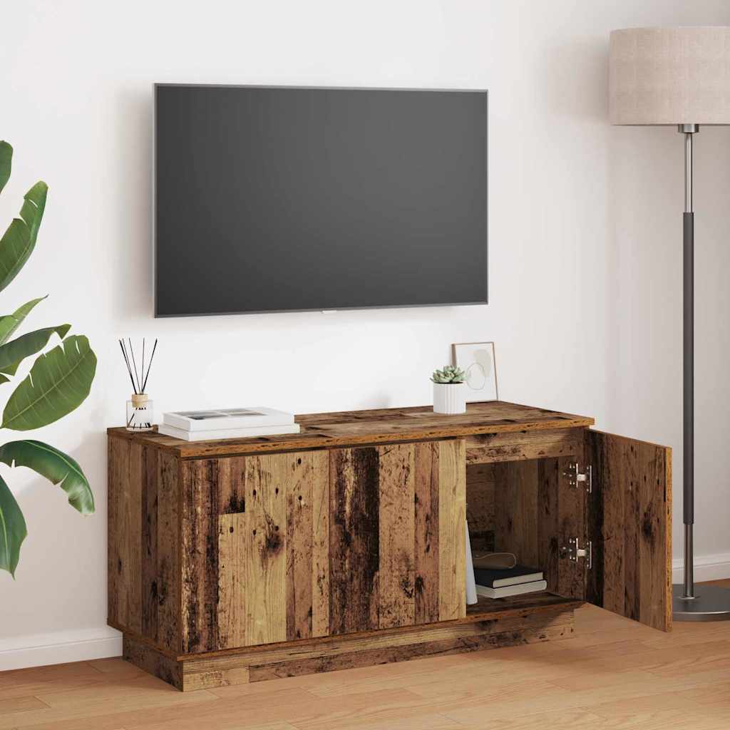 TV-Schränk Altholz 100 x 38 x 49 cm Holzwerkstoff