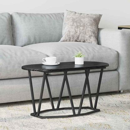 vidaXL Couchtisch Schwarz Eichen-Optik 80 x 40 x 40.5 cm