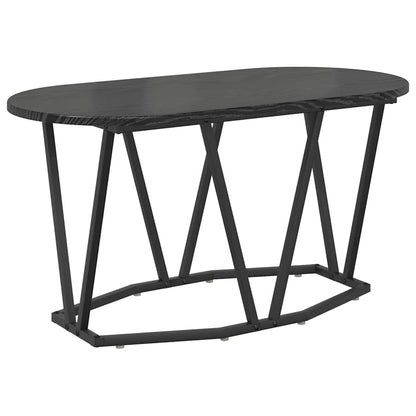 vidaXL Couchtisch Schwarz Eichen-Optik 80 x 40 x 40.5 cm
