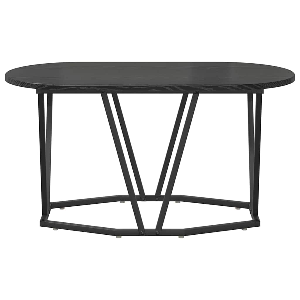 vidaXL Couchtisch Schwarz Eichen-Optik 80 x 40 x 40.5 cm