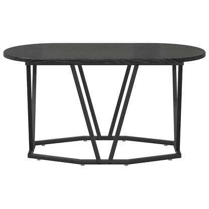 vidaXL Couchtisch Schwarz Eichen-Optik 80 x 40 x 40.5 cm