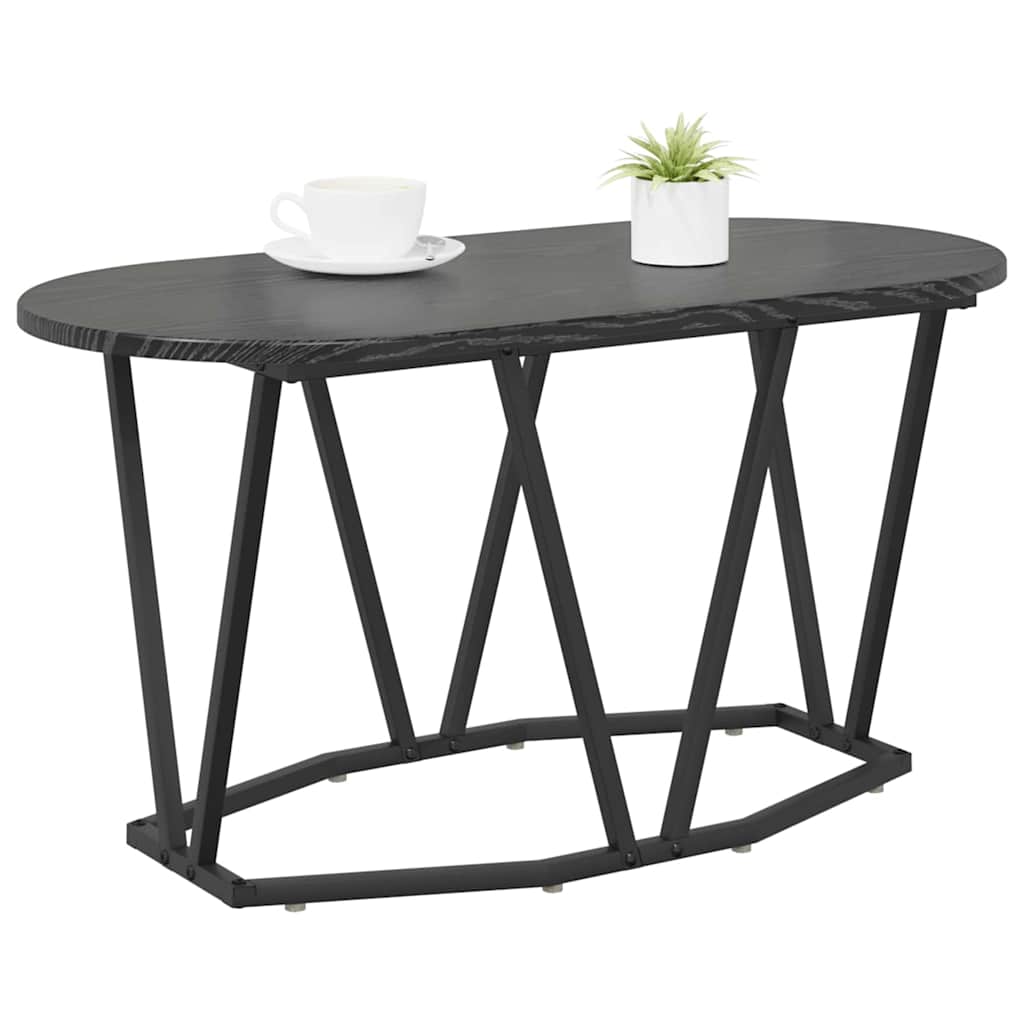 vidaXL Couchtisch Schwarz Eichen-Optik 80 x 40 x 40.5 cm