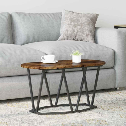 vidaXL Couchtisch Geräucherte Eiche 80 x 40 x 40.5 cm